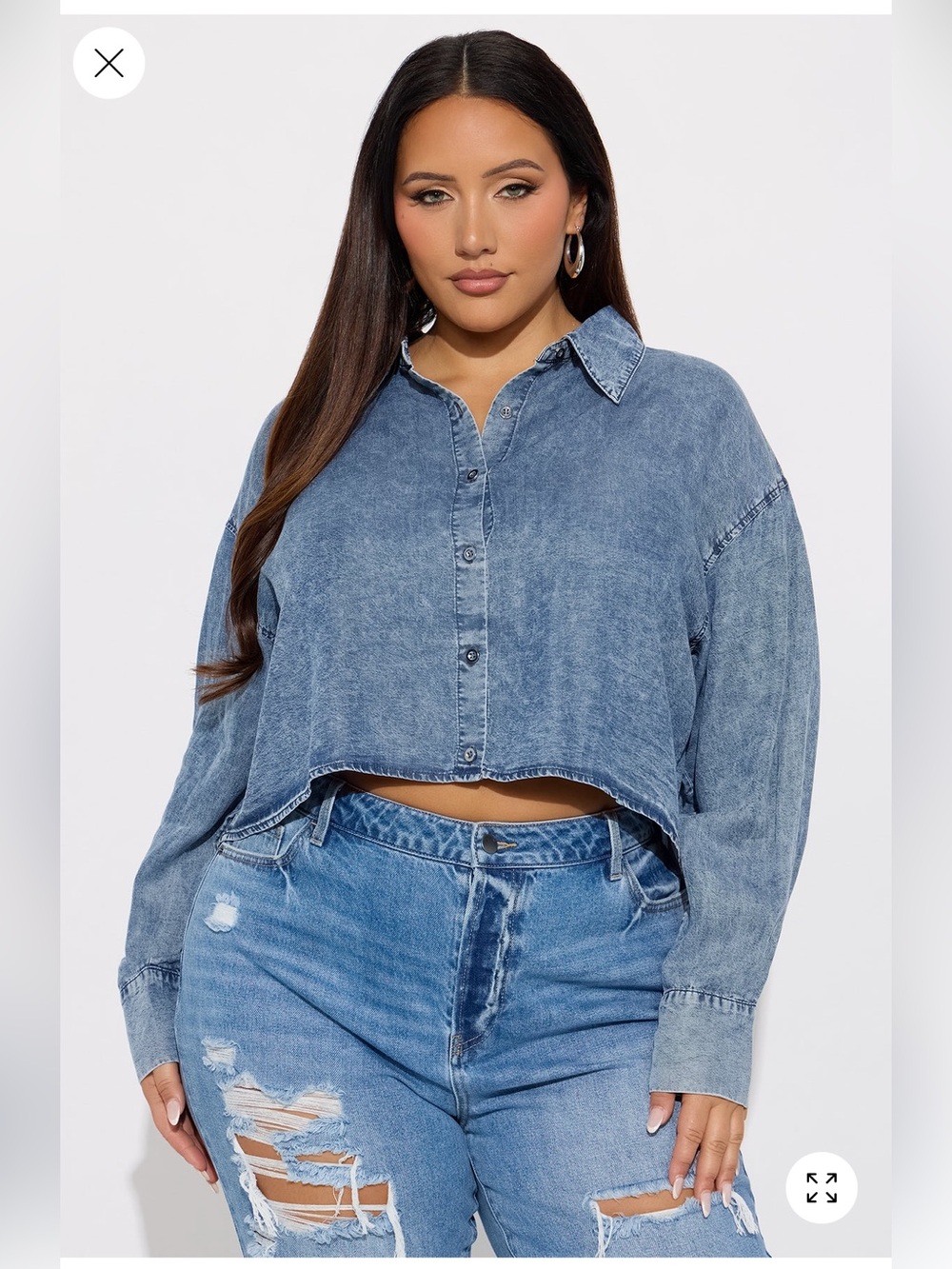 Second Guessing Denim Shirt
